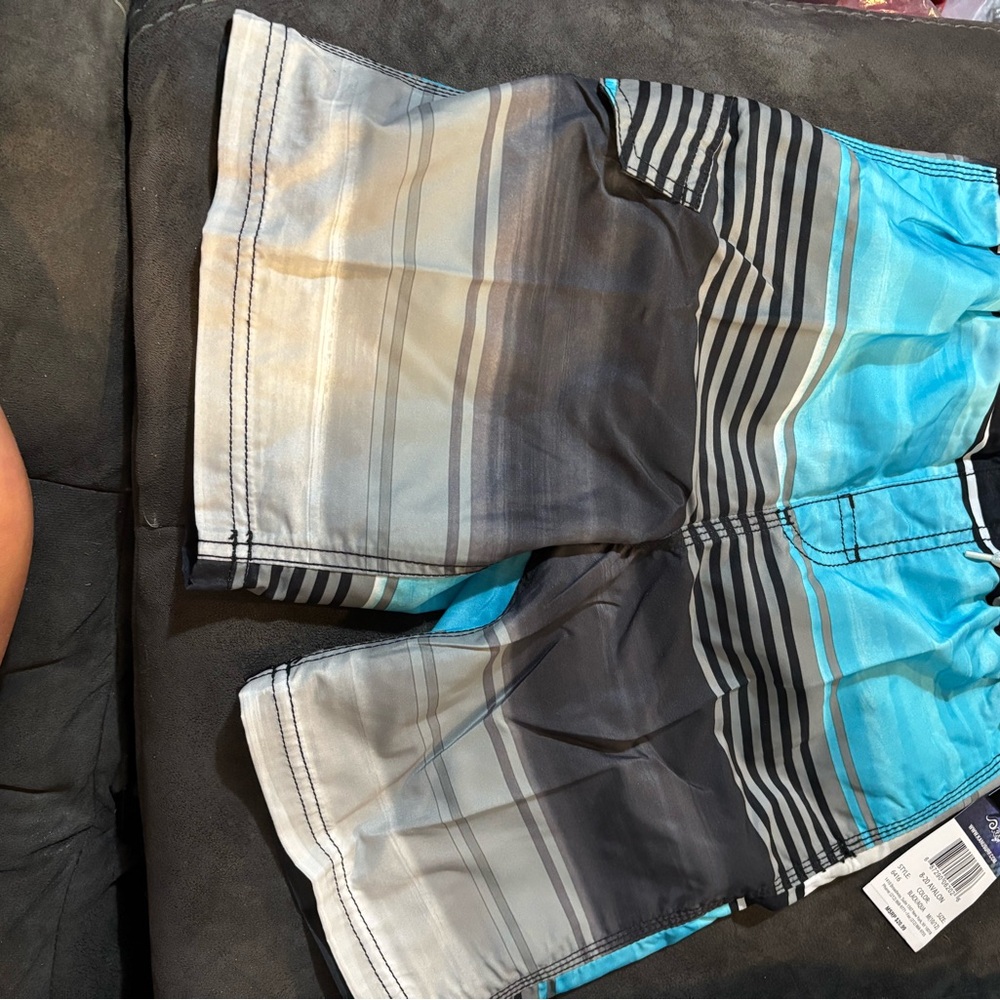 Kanu Surf Men's Blue and Black Gradient Shorts